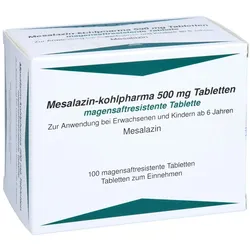 MESALAZIN Kohlpharma 500 mg magensaftres.Tabletten 100 St