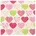 Servietten 3-lagig 1/4-Falz 33 cm x 33 cm Sweetheart