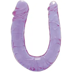 Double Penetration Stroker Masturbator mit doppelter Öffnung (Anus und Schamlippenform) Dream Toys All Time Favorites Lila