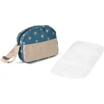 Bayer Chic 2000 Puppen Wickeltasche Sternchen Beige/Türkis