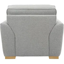 Home Affaire Sessel HOME AFFAIRE "Savoy Cocktailsessel", grau (hellgrau), B:109cm H:95cm T:107cm, Struktur weich (100% Polyester);Struktur fein (100% Polyester), Sessel, Sessel, gemütlicher Sessel, in 2 Bezugsqualitäten