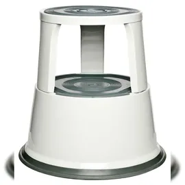 Alco Rollhocker Metall weiß