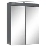 trendteam Amanda 60 cm mit Beleuchtung 1100-229-00 grau