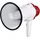 SpeaKa Professional XB-7S Megaphon Rot/Weiß