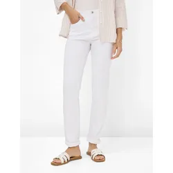 Brax Damen Five-Pocket-Hose Style MARYWHITE, weiß, Gr. 34
