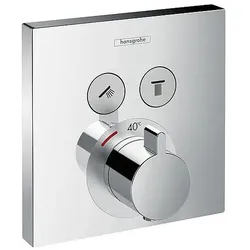 Unterputz-Thermostat Hansgrohe ShowerSelect Fertigset 2 Verbraucher, chrom - 15763000