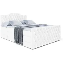 altdecor VILA-1-Z KING 160 x 200 cm H3/H4 Weiß Hochglanz