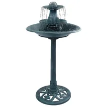 vidaXL Springbrunnen Vogelbad Grün 50×91 cm