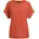 Kurzarm Baumwoll-Strickshirt orange 40