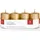 Wiedemann Kerzen Stumpenkerzen 80 x 50 mm 4 Stück Gold