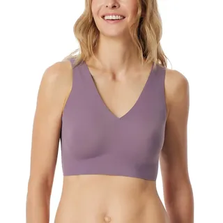 SCHIESSER Damen nahtloses Bustier mit herausnehmbaren Pads - Invisible Soft, Malve_181767, 36