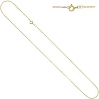 Goldkette JOBO Halsketten Gr. Gelbgold 333, Länge: 42 cm, goldfarben (gelbgold 333) Damen Goldketten Ankerkette 333 Gold 42 cm 1,6 mm