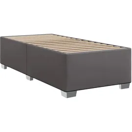 vidaXL Boxspringbett 80 x 200 cm Grau