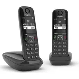 Gigaset AS690R - Duo DECT telefoon - Zwart, Telefon, Schwarz
