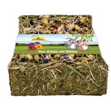 JR Farm Heu-Schale mit Blüten 100 g
