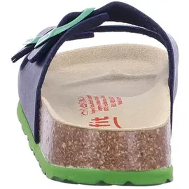 superfit Fussbettpantoffel Blau/Grün 39 EU