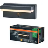 Osram Endura Style LED Akku Wandleuchte Robust, 2,5W, 3000K warmweiß, 180 lm, USB, PIR Sensor, 2 Monate