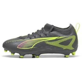Puma Ultra 5 Match FG/AG Kinder matte aged silver/yellow alert 38,5
