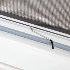 Hecht Fliegengitter Fensterbausatz Basic 100 x 120 cm Anthrazit