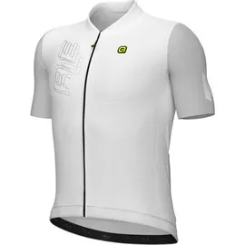 ALÉ PR-E Follow Me Kurzarmtrikot weiß/grau - L