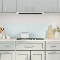 VidaXL Küchenrückwände 2 Stk. Weiß 70x40 cm Hartglas