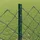 vidaXL Zaun mit Pfosten 1,2 x 25 m Grün/Stahl