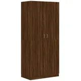 vidaXL Kleiderschrank Braun Eichen-Optik 90x52x200 cm Holzwerkstoff