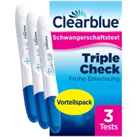 Clearblue Schwangerschaftstest Frühe Erkennung, Frühtest, Pregnancy Test, 3x Frühschwangerschaftstest / Schwangerschaftsfrühtest, Vorteilspack, 99 % zuverlässig, Schwangerschaft bestimmen, 25 mIU/ml