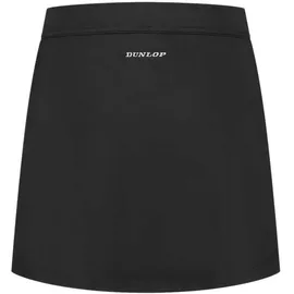 Dunlop Club MÄDCHEN Tennisrock, Schwarz, 128 - Einheitsgröße