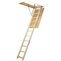 Gedämmte Bodentreppe, Holztreppe, Speichertreppe, Dachbodentreppe - Viele Größen und Modellen (LWS Smart, 70 x 120 x 280 cm)