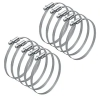Vioks Schlauchschelle Set 10x 110-130mmØ für 125er Abluftschlauch Dunstabzugshaube