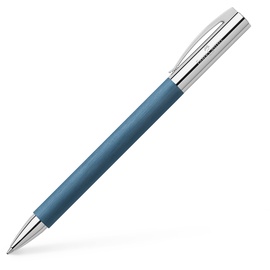 Faber-Castell Kugelschreiber Ambition Edelharz blau Schreibfarbe schwarz,