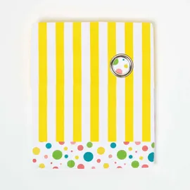 Homescapes ÖSENVORHANG Bunte Punkte blickdicht 2er-Set, 117/137 cm