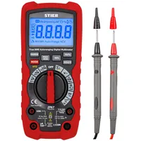 Stier Profi Digital Multimeter 0,01mV - 1000V AC/DC CAT III 1000V CAT IV 600V VFD RMS