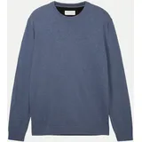 Tom Tailor 1038426 Basic Knit Pullover Vintage Indigo Blue Melange L