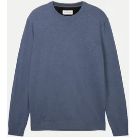 Tom Tailor 1038426 Basic Knit Pullover Vintage Indigo Blue Melange L