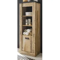 Furn.design Badezimmer Regal Stove Used Wood hell und anthrazit