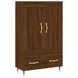 vidaXL Highboard Braun Eichen-Optik 69,5x31x115 cm Holzwerkstoff