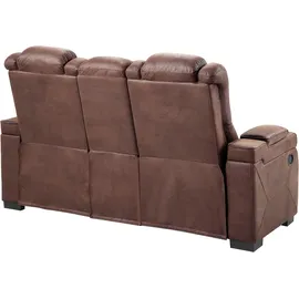 Atlantic Home Collection Couch 2-Sitzer braun