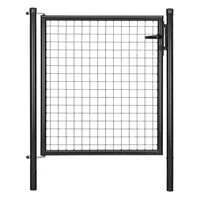 GAH Alberts Alberts Wellengittertor Ø 60 mm 150 cm anthrazit