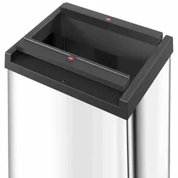HAILO  Big-Box Swing XL Abfallbox Big-Box "Swing XL" silber 52 l