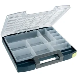 RAACO Sortimentskoffer Polycarbonat 354 x 55 x 323 mm blau 14 Fächer