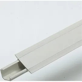 Gewiss NP42504 60x80 Ral9010, Eckkanal mit Bodenlochung, PVC, 60x80x2000mm, reinweiß