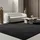 KADIMA DESIGN Teppich Kurzflor Waschbar LECH in Schwarz, einfarbig, 140 x 200 cm