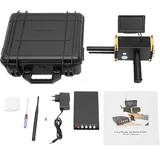 Metalldetektor| Metal Detector| Professioneller Metalldetektor | 3248ft Suchbereich | Bis 16m Tiefe | LCD-Display & Automatische 360°-Erkennung | Für Gold/Silber/Kupfer (Schwarz)