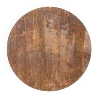 Tulup Bodenplatte Glas 50 x 50 x 0,4 cm Braun