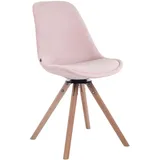 TPFLiving Esszimmerstuhl, Rosa, Buchenholz, 48x84x56 cm, Esszimmer, Stühle, Esszimmerstühle, Vierfußstühle