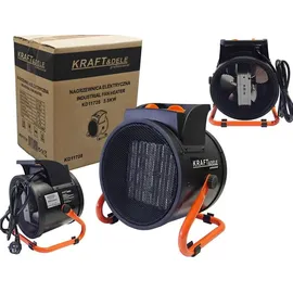 KRAFT&DELE Farelka Elektroheizung 3,5 kW Schwarz