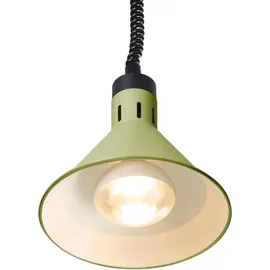 HENDI Höhenverstellbare Wärmelampe konisch Grün Infrarotlampe