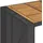 vidaXL Gartenbar Set 5-tlg. Schwarz